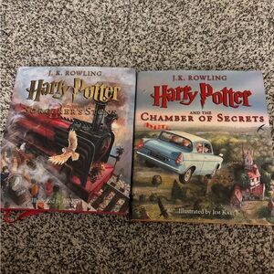 Harry Potter Illustrated Hardcover Books